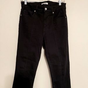 Good American Black Pants Stretch Jeans Size 4/27